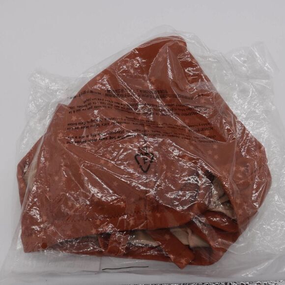 NEW: Madewell Second Wave Tie-Back Bikini Top in Night Stars, Afterglow red, XL - Picture 7 of 7